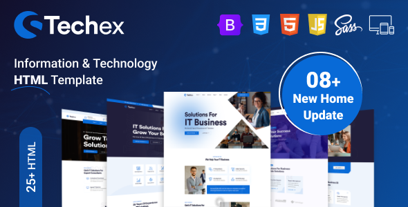 techex-information Techex - Information & Technology HTML Template - Image 1